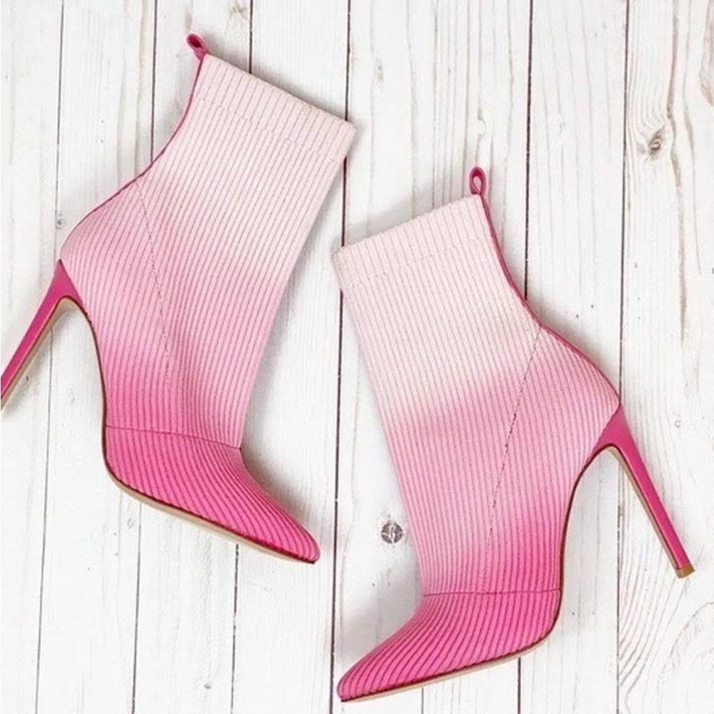Steve Madden Doler Knit Stiletto Booties